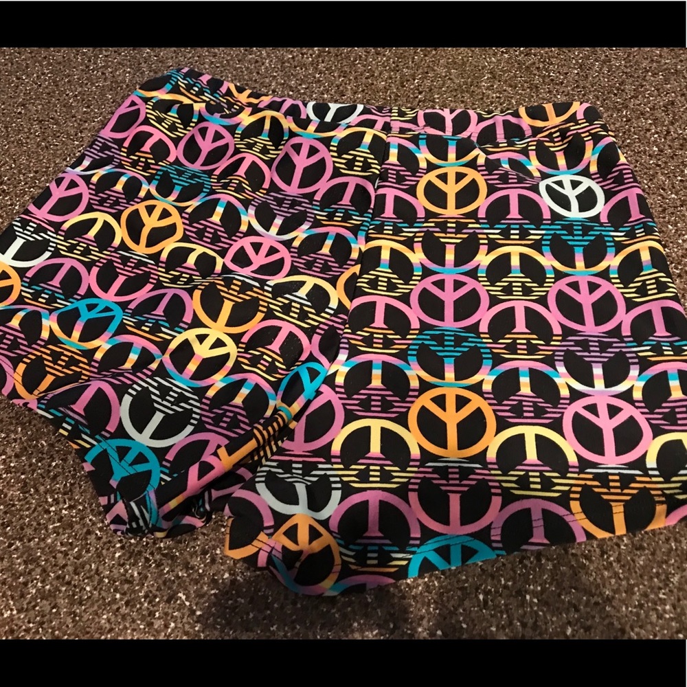 Gym spandex workout shorts